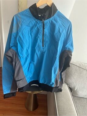 Gill Pro Top Sailing Racing Waterproof Pullover Jacket Blue Gray Men’s XL